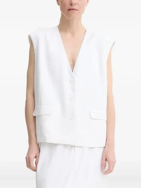 Vestă Gestuz alb