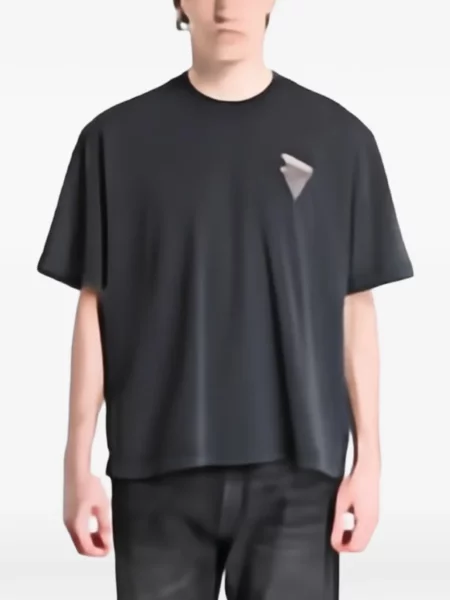 Tricou Guess cu imagine gri