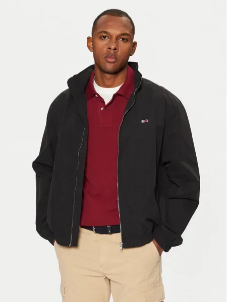 Дънково яке Tommy Jeans черно