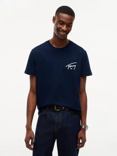 Tommy Jeans Tricou Signature albastru