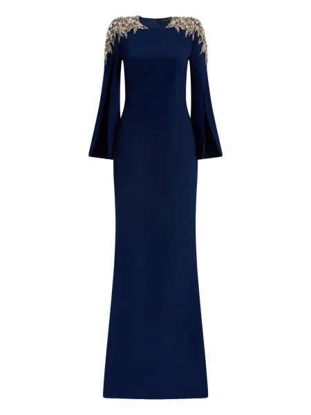 Rochie maxi Jenny Packham de costum albastru