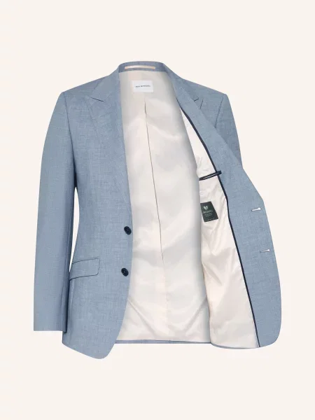 Roy Robson Sako Ke Kostýmu Slim Fit light blue modré