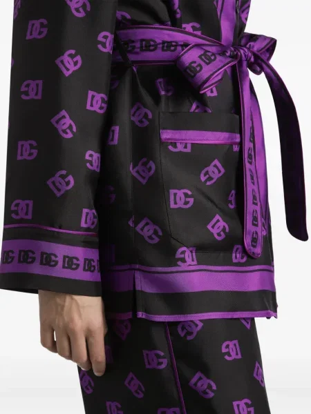 Cămașă Dolce & Gabbana cu imagine negru