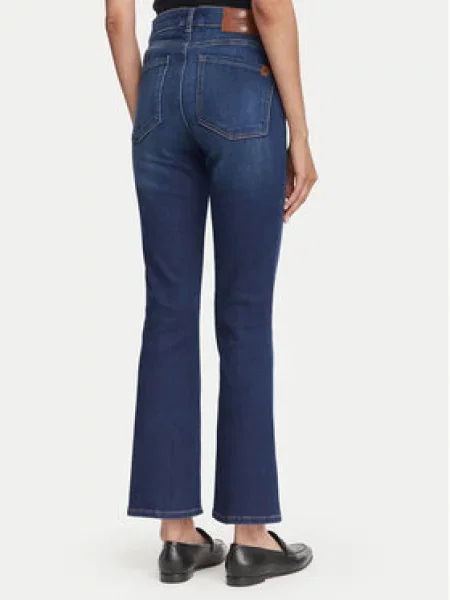 Weekend Max Mara Džinsai Rapallo Tamsiai Bootcut Fit mėlyna