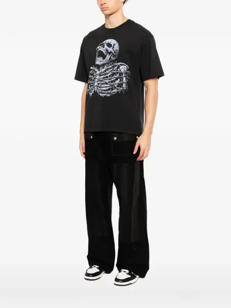 Tricou Melt cu imagine gri