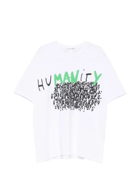 Tricou Comme Des Garçons Homme cu imagine alb