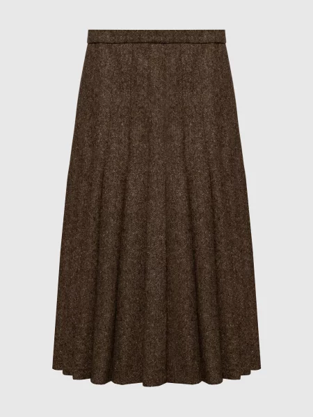 Юбка Brunello Cucinelli коричневая