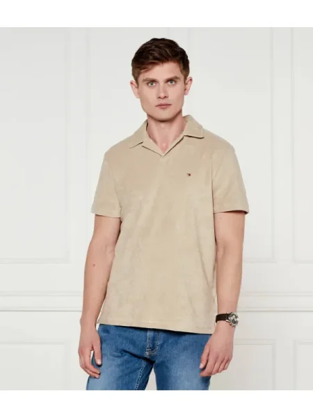 Tommy Hilfiger Polo frotir bej