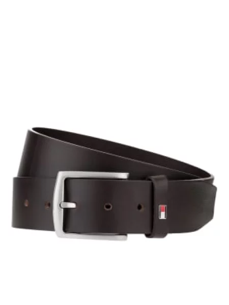 Tommy Hilfiger Pasek Skórzany New Denton braun