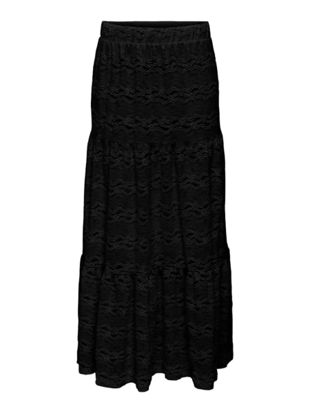 ONLY Fustă maxi Luna negru