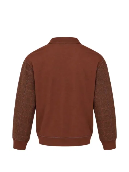 Cardigan Junya Watanabe în carouri maro