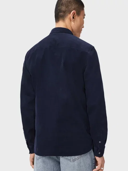 Сорочка Allsaints синя