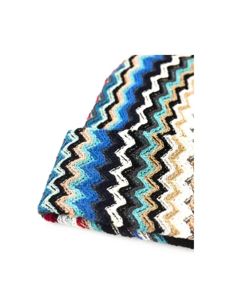 Czapka Missoni z nadrukiem wełniana