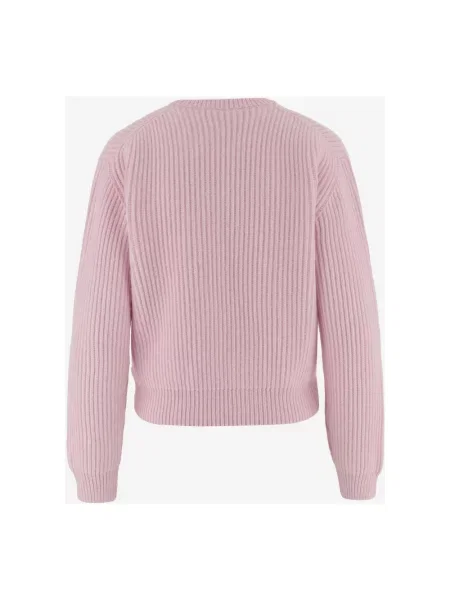 Sweter Jil Sander wełniany różowy