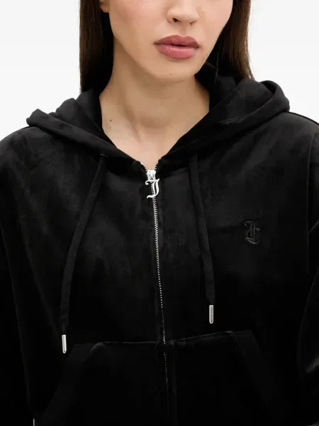 Top Juicy Couture din velur negru