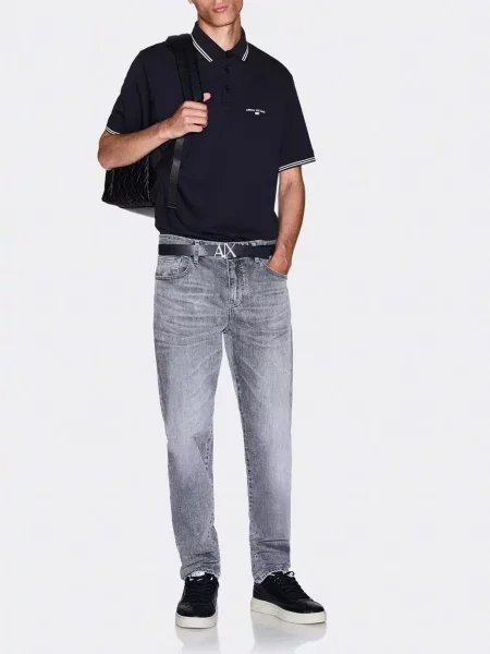 Поло Armani Exchange синее