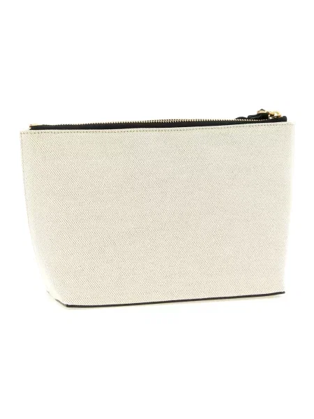 Kopertówka Givenchy z kokardką płócienna biała
