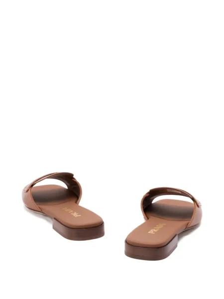 Sandale Prada din piele maro