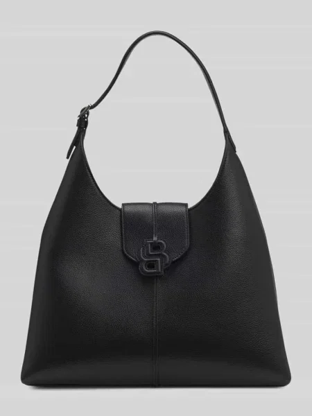 Torba na ramię z aplikacją z logo Boss czarna