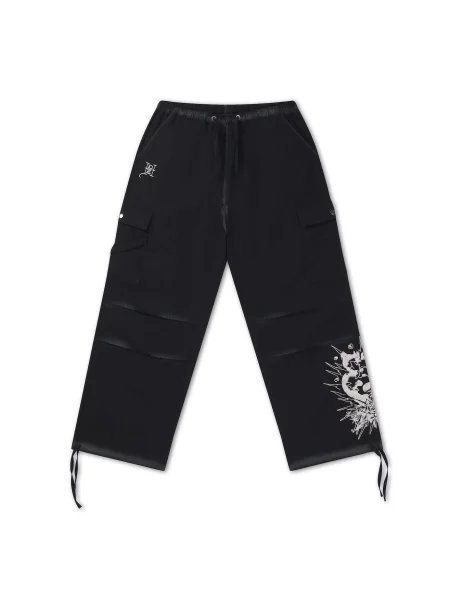 Ed Hardy Funkční kalhoty černá