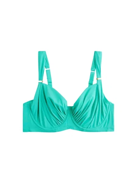 Next Sutien costum de baie deschis verde