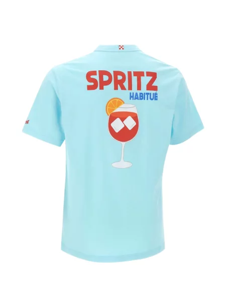 Tricou Mc2 Saint Barth cu imagine albastru