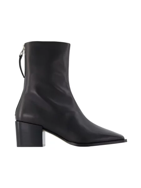 Buty do kostki Aeyde skórzane czarne