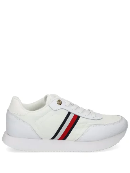 Sneakerși Tommy Hilfiger cu dungi alb