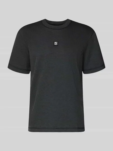 T-shirt o kroju regular fit z dodatkiem bawełny model ‘DILANSO’ Hugo