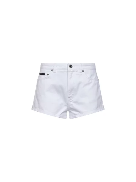 Szorty jeansowe Dolce And Gabbana białe
