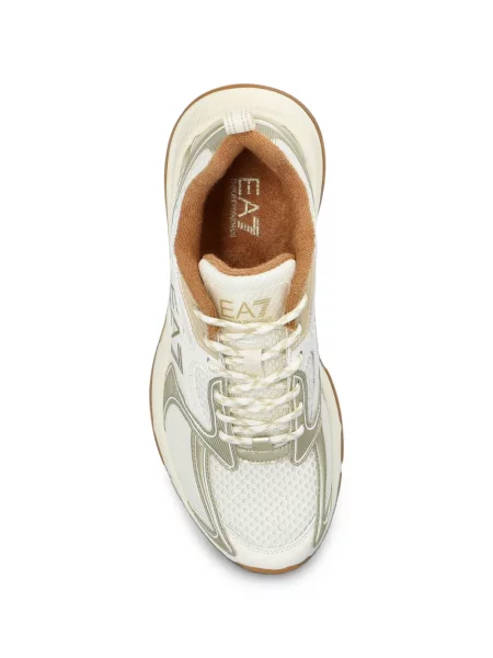 Sneakers Ea7 Emporio Armani με αυτόγραφο λευκό