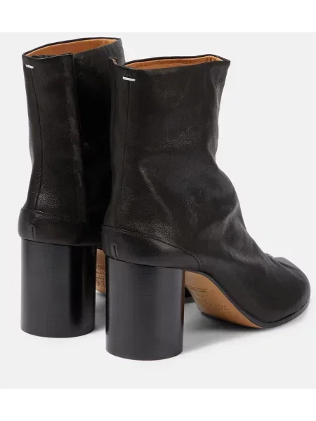 Cizme scurte Maison Margiela din piele negru