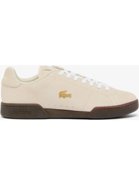 Buty do biegania Lacoste Carnaby Cup Suede beżowy brązowy biały