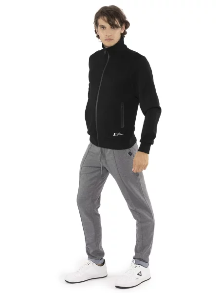 Bluza Leone Apparel Tech ze stójką i zamkiem z neoprenu na zimę czarna