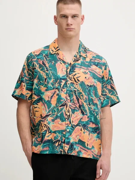 Srajca adidas Originals Resort Shirt oranžna