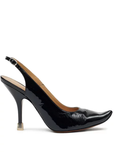 Pantofi cu toc Maison Margiela slingback negru