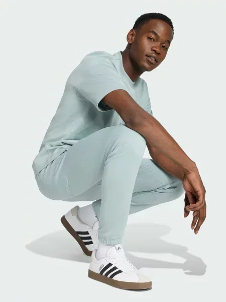 Джоггеры Adidas зеленые