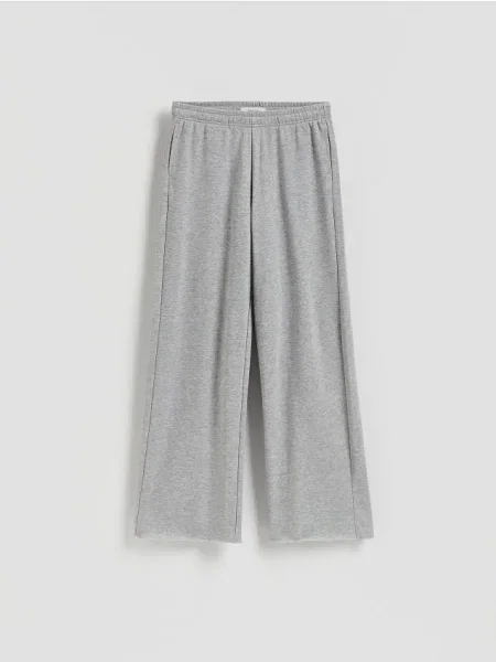 Reserved Широкі спортивні штани світло-сірий сірі