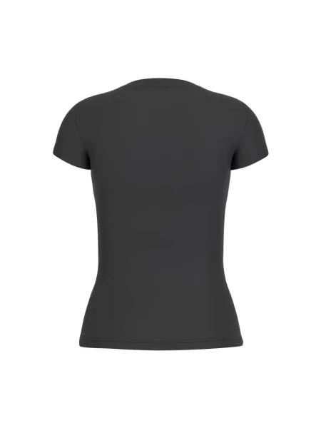 T-shirt z nadrukiem z logo model ‘PYTHON’ Guess czarna