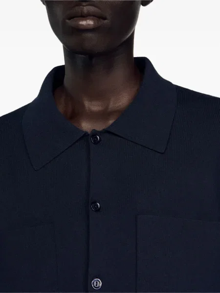 Cardigan Sandro lung albastru