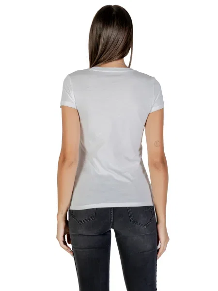 Armani Exchange Tričko Casual Fit biela