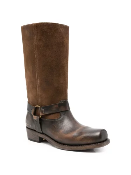 Botine Golden Goose zdrențuiți maro