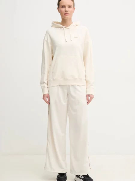 Puma spodnie dresowe gładkie beżowy