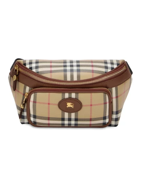 Torba Burberry w kratę beżowa