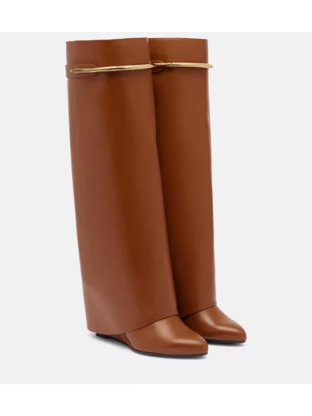 Cizme Givenchy din piele maro