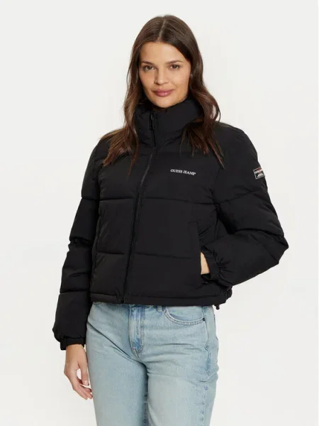 Яке Guess Jeans зимен модел черно