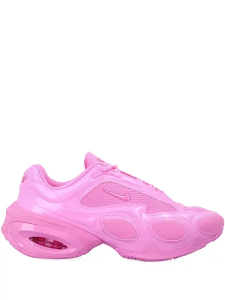 Iš natūralios odos retro stiliaus kelnės Nike apvaliu kaklu ruda