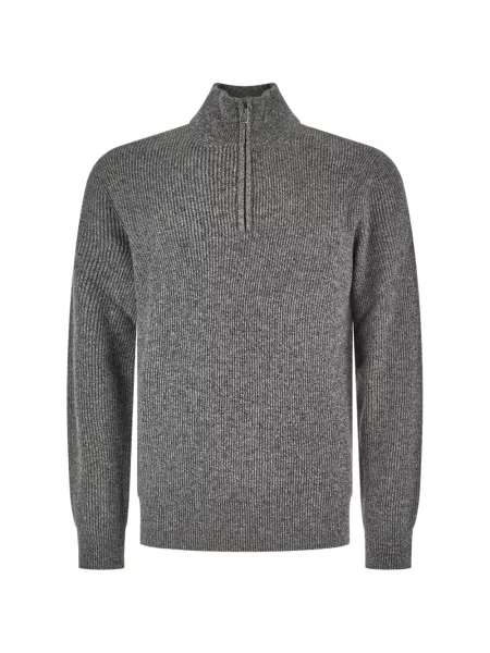 Pulover Piacenza Cashmere din cașmir gri