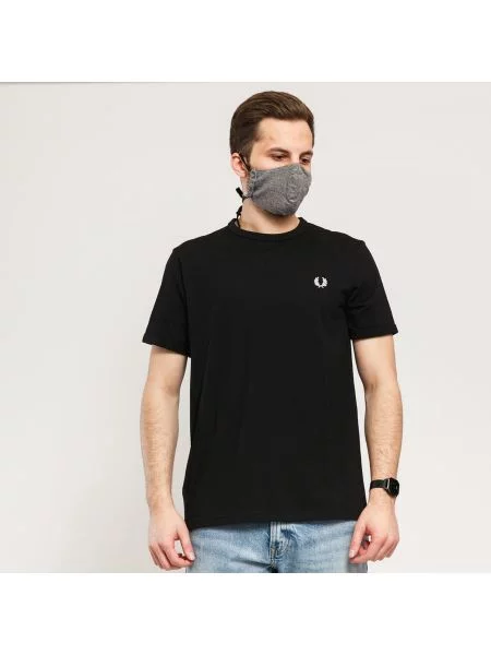 Tričko Fred Perry s krátkými rukávy černé