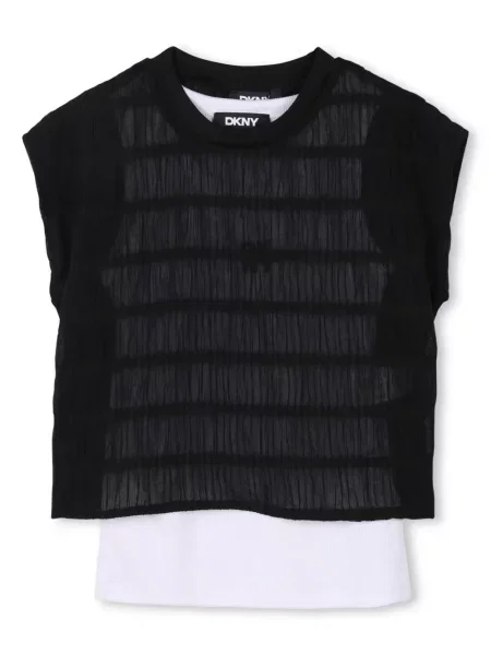 Top dziecięcy Dkny czarny